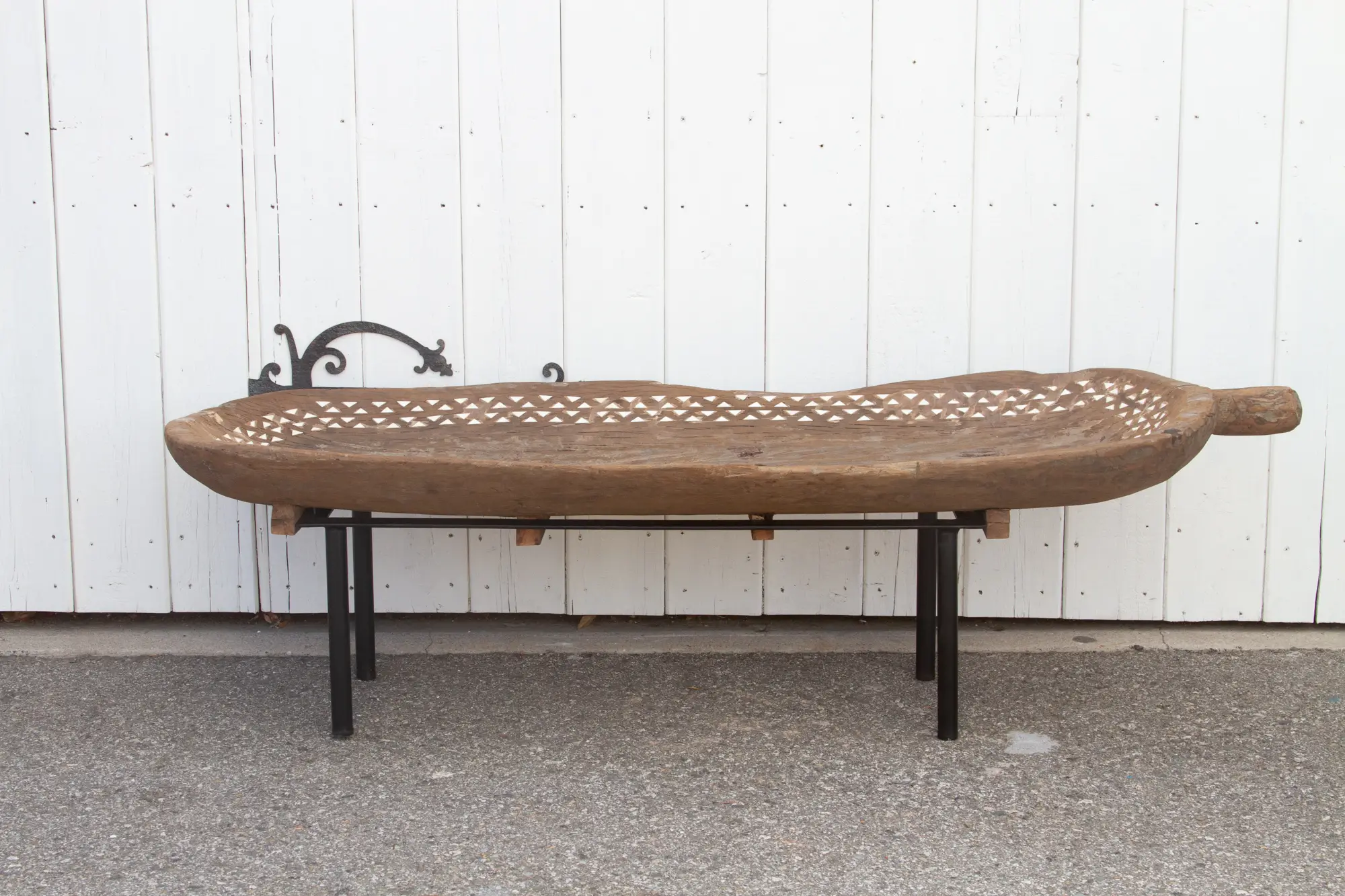 Trough Table with Mother of Pearl Inlay 6 Trough Table with Mother of Pearl Inlay