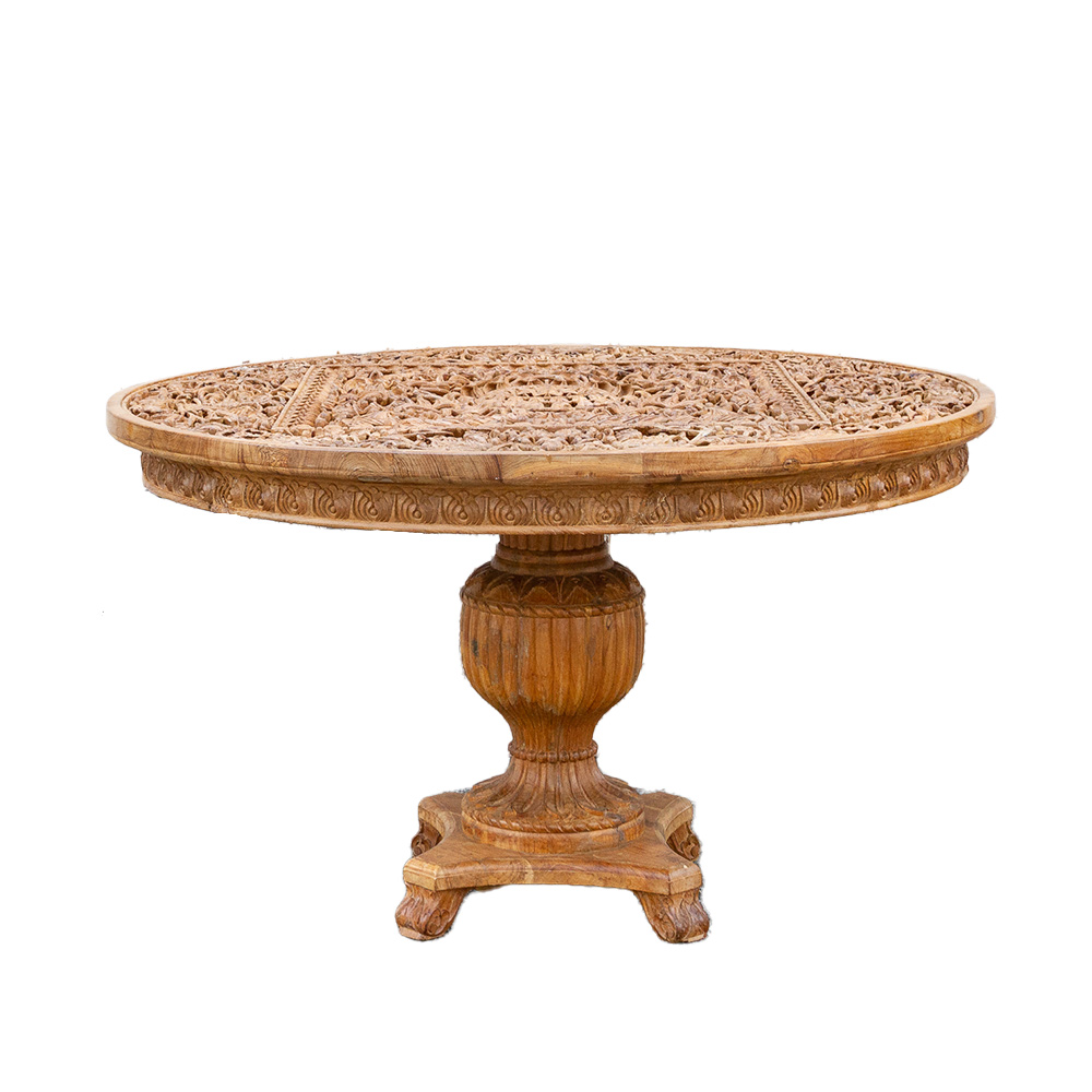 Antique Round Anglo Indian Table 1 Antique Round Anglo Indian Table