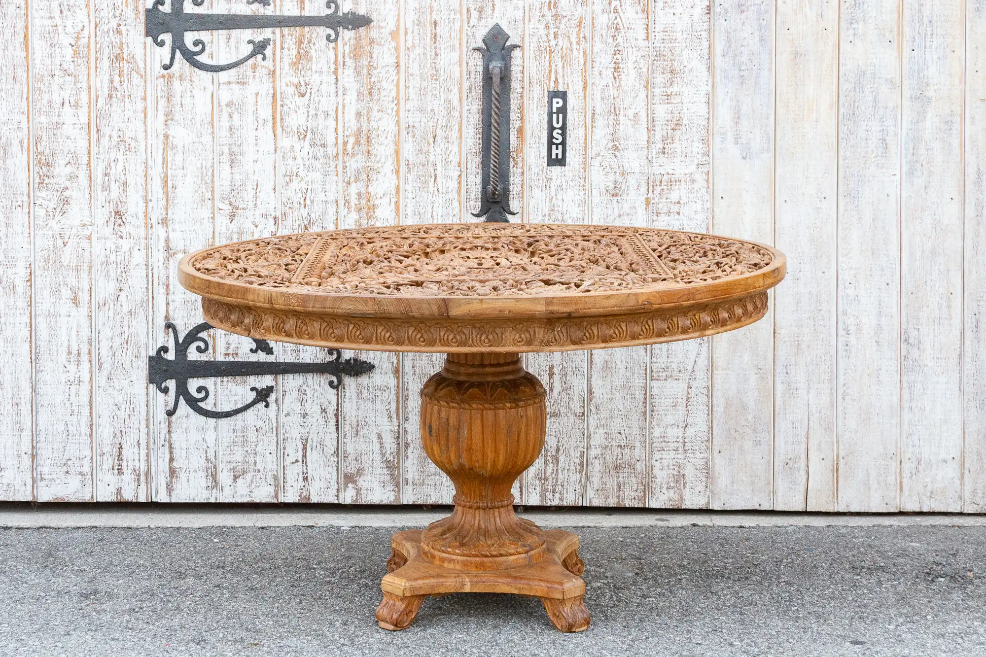 Antique Round Anglo Indian Table 5 Antique Round Anglo Indian Table