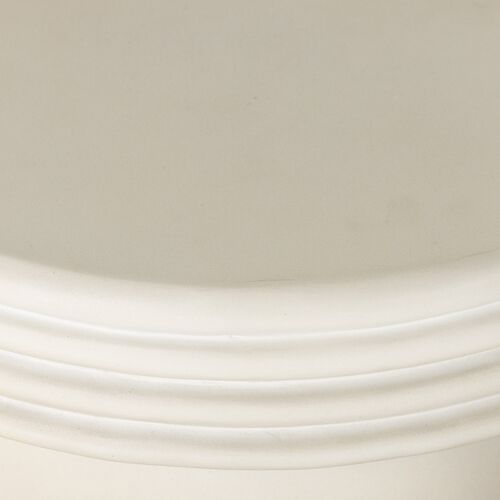 Emre Outdoor End Table, White Concrete 6 Emre Outdoor End Table, White Concrete