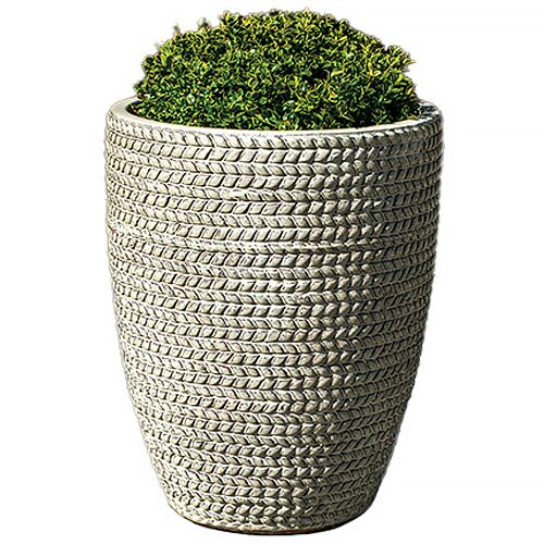 S/3 Sisal Weave Planter, Tall, Cream