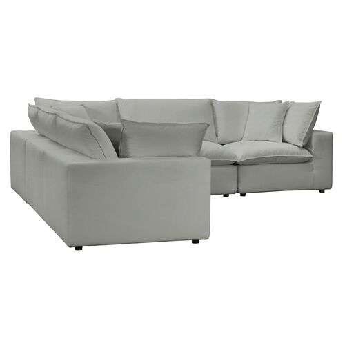 Benji Performance Modular 5-Pc L-Sectional 1 Benji Performance Modular 5-Pc L-Sectional