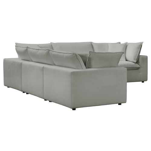 Benji Performance Modular 5-Pc L-Sectional 3 Benji Performance Modular 5-Pc L-Sectional