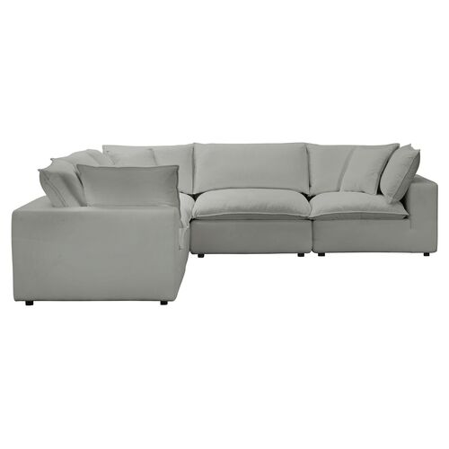 Benji Performance Modular 5-Pc L-Sectional 4 Benji Performance Modular 5-Pc L-Sectional