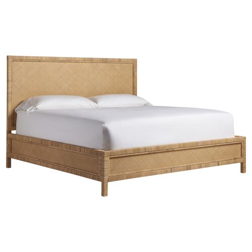 Coastal Living Folly Bed, Natural/White