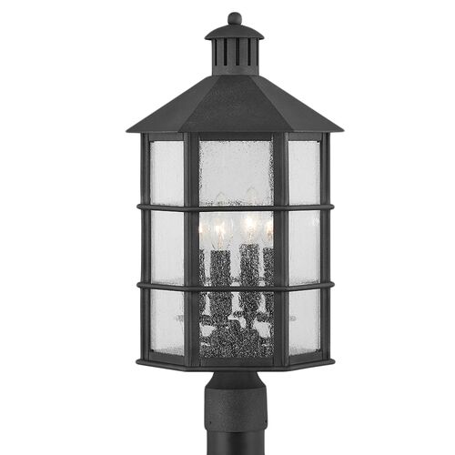 Lake County Outdoor 21.25" Post Light, French Iron 1 Lake County Outdoor 21.25" Post Light, French Iron
