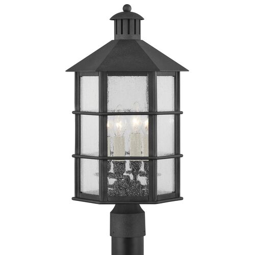 Lake County Outdoor 21.25" Post Light, French Iron 4 Lake County Outdoor 21.25" Post Light, French Iron