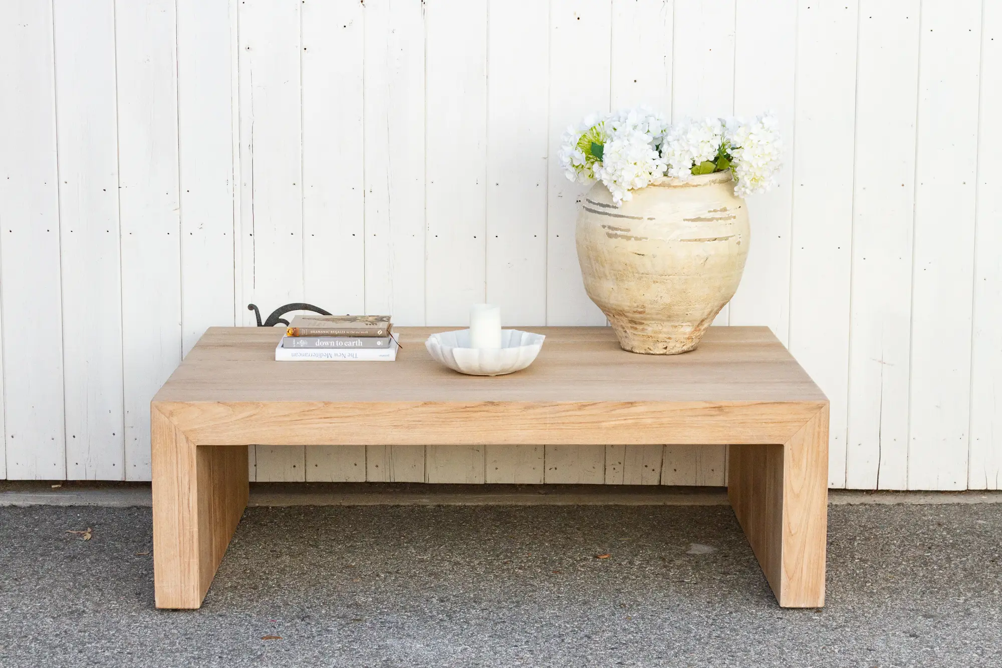 Mid-Century Bleached Coffee Table 2 Mid-Century Bleached Coffee Table