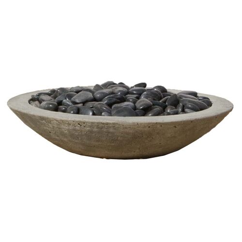 23" Zen Outdoor Bowl, Alpine Stone