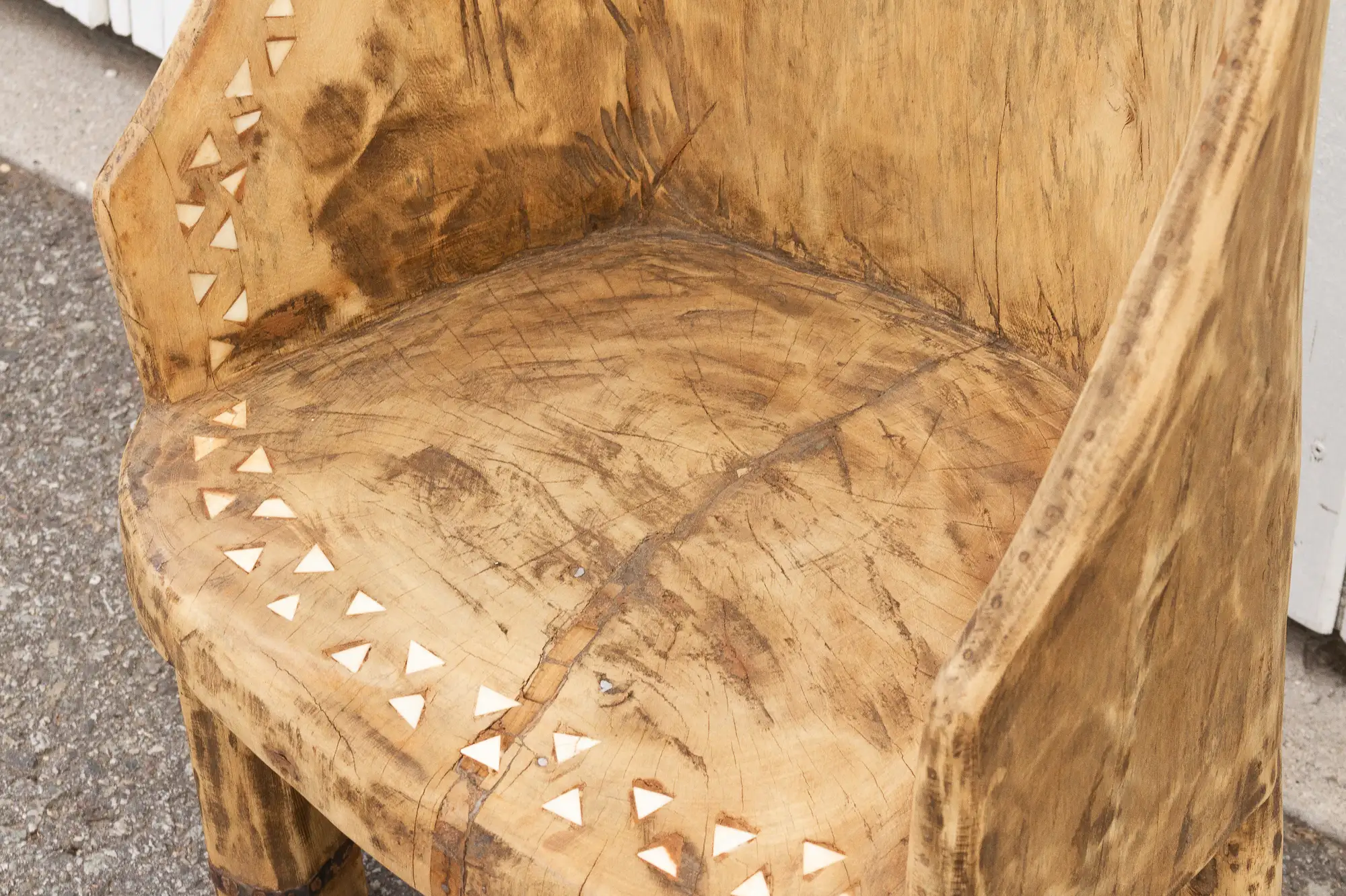 Farmhouse Bleached & Inlaid Naga Chair 4 Farmhouse Bleached & Inlaid Naga Chair