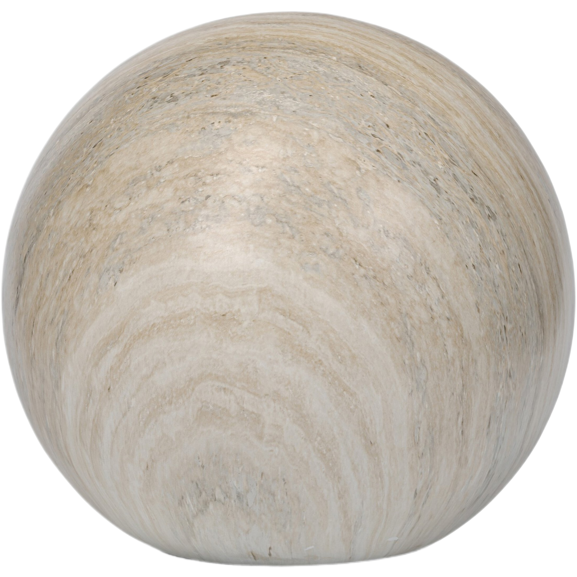 Eloweth Outdoor Sphere, Natural Grey Faux Marble 1 Eloweth Outdoor Sphere, Natural Grey Faux Marble