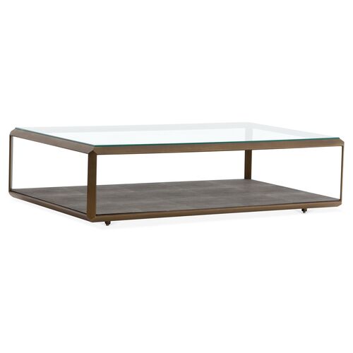 Anne Coffee Table, Gray Shagreen 1 Anne Coffee Table, Gray Shagreen