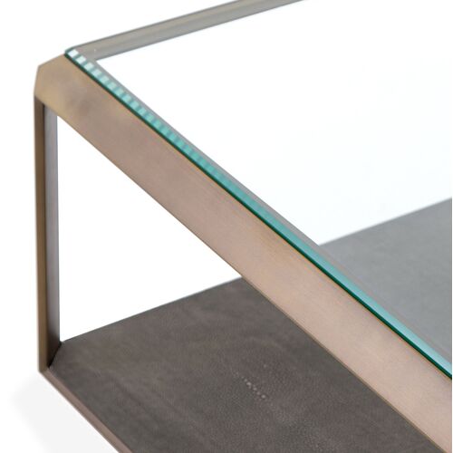 Anne Coffee Table, Gray Shagreen 5 Anne Coffee Table, Gray Shagreen