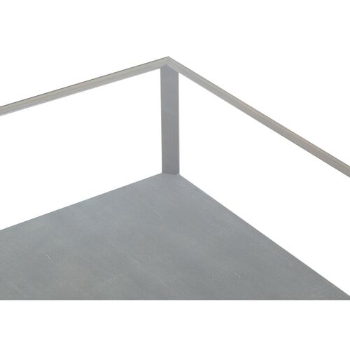 Anne Coffee Table, Gray Shagreen 7 Anne Coffee Table, Gray Shagreen