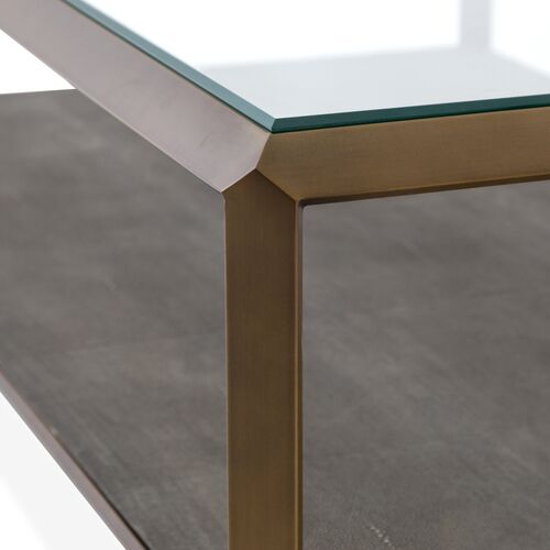 Anne Coffee Table, Gray Shagreen 8 Anne Coffee Table, Gray Shagreen