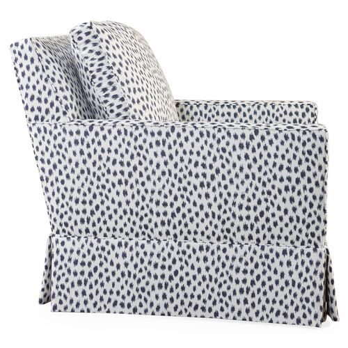 Auburn Club Chair, Indigo Spot Sunbrella 3 Auburn Club Chair, Indigo Spot Sunbrella