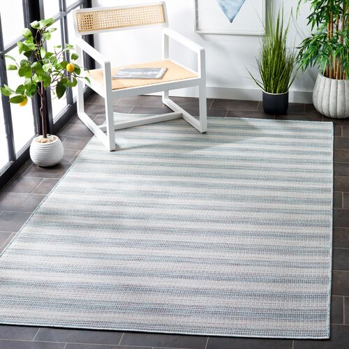 Lakeside Outdoor Rug, Aqua/Ivory 11 Lakeside Outdoor Rug, Aqua/Ivory