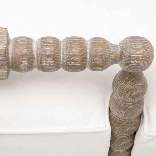 Chloe Spindle Chaise, Pearl Performance 8 Chloe Spindle Chaise, Pearl Performance