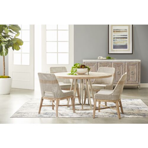 S/2 Arras Woven Side Chairs, Taupe/Pumice 12 S/2 Arras Woven Side Chairs, Taupe/Pumice