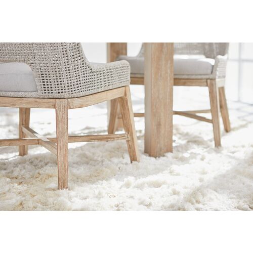 S/2 Arras Woven Side Chairs, Taupe/Pumice 8 S/2 Arras Woven Side Chairs, Taupe/Pumice