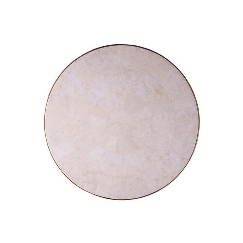 Crystal Stone Coffee Table, White/Gold 2 Crystal Stone Coffee Table, White/Gold