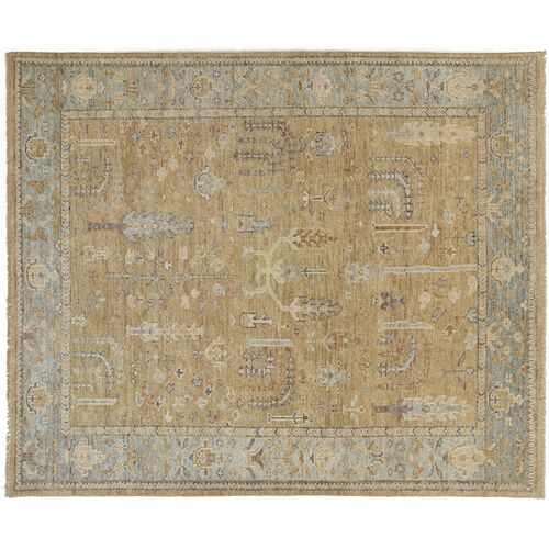 Savva Rug, Gold/Light Blue 1 Savva Rug, Gold/Light Blue