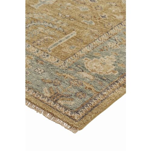 Savva Rug, Gold/Light Blue 2 Savva Rug, Gold/Light Blue