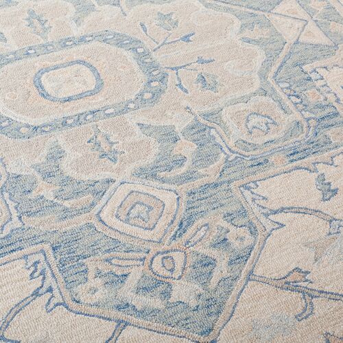 Lauren Ralph Lauren, Percy Rug, Ivory/Blue 3 Lauren Ralph Lauren, Percy Rug, Ivory/Blue