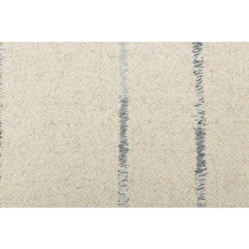 Xava Hand-Knotted Rug, Blue Stripe 4 Xava Hand-Knotted Rug, Blue Stripe