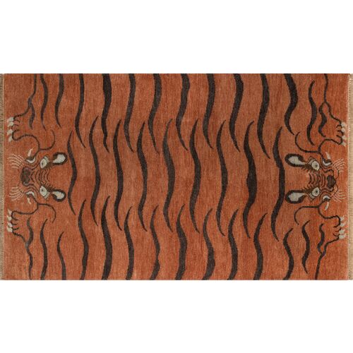 Kouang Tiala Transitional Rug, Red 1 Kouang Tiala Transitional Rug, Red