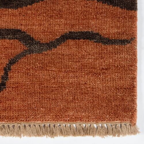 Kouang Tiala Transitional Rug, Red 2 Kouang Tiala Transitional Rug, Red