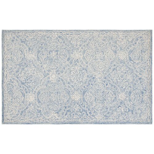 Lauren Ralph Lauren, Etienne Rug, Blue/Ivory 1 Lauren Ralph Lauren, Etienne Rug, Blue/Ivory