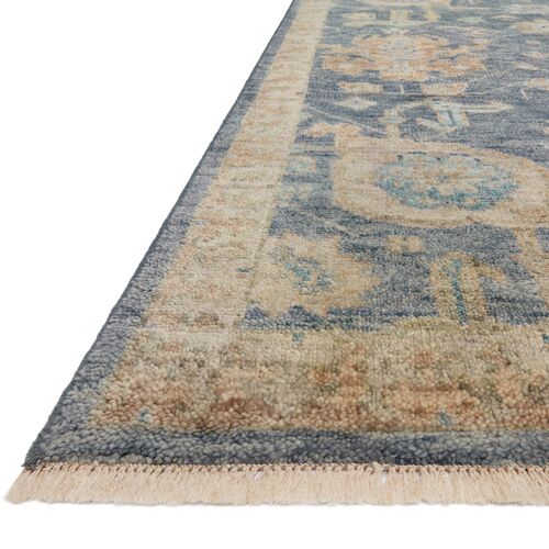 Carlina Rug, Indigo/Taupe 2 Carlina Rug, Indigo/Taupe