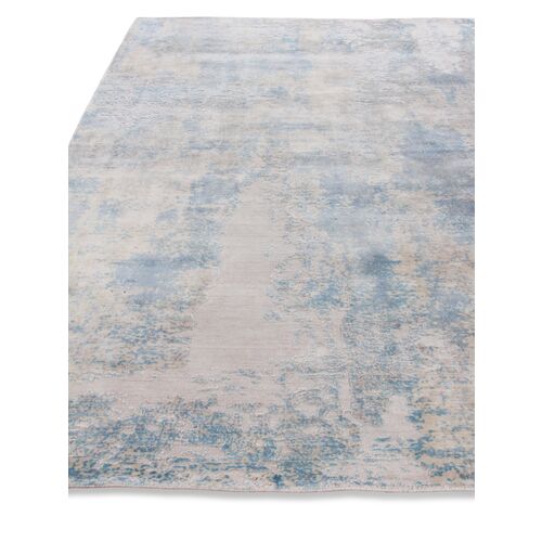 Sorento Hand-Knotted Rug, Blue 3 Sorento Hand-Knotted Rug, Blue