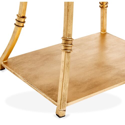 Silas Side Table, Antiqued Gold 5 Silas Side Table, Antiqued Gold