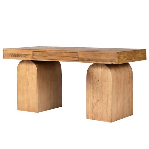 Wyatt Desk, Natural Reclaimed Elm 1 Wyatt Desk, Natural Reclaimed Elm