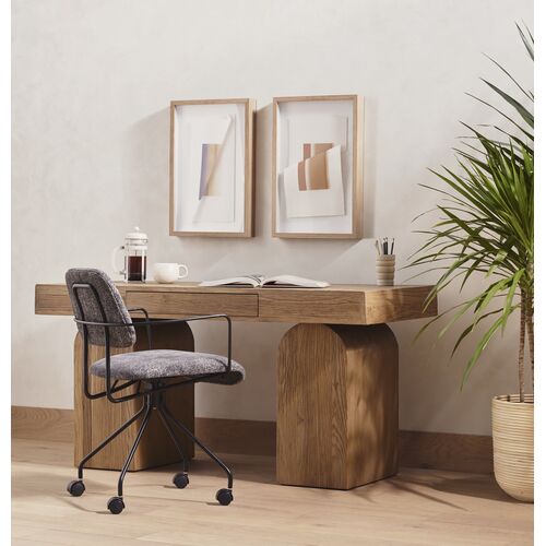 Wyatt Desk, Natural Reclaimed Elm 10 Wyatt Desk, Natural Reclaimed Elm