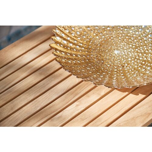 Elroy Oval Outdoor Extension Dining Table, Natural Teak 5 Elroy Oval Outdoor Extension Dining Table, Natural Teak