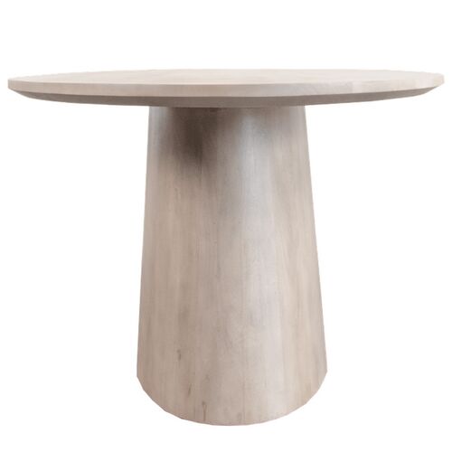 Samuel 84" Oval Dining Table, Misted Ash 2 Samuel 84" Oval Dining Table, Misted Ash
