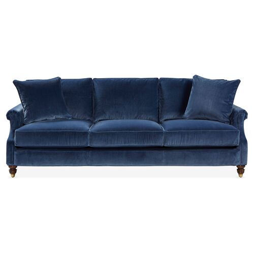 Webster Sofa, Marine Blue 1 Webster Sofa, Marine Blue