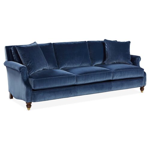 Webster Sofa, Marine Blue 2 Webster Sofa, Marine Blue