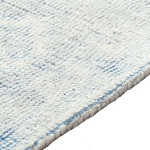 Sutton Hand-Tufted Rug, Denim/Peach 6 Sutton Hand-Tufted Rug, Denim/Peach