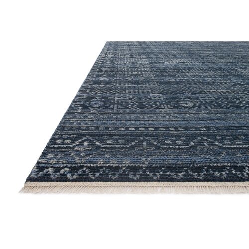Spring Hand-Knotted Rug, Ink 2 Spring Hand-Knotted Rug, Ink