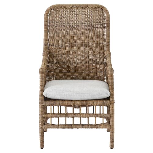Holly Woven Armchair, Barley/Natural 2 Holly Woven Armchair, Barley/Natural