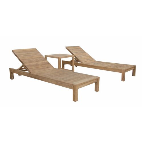 Asst. of 3 South Bay Lounge Set, Natural