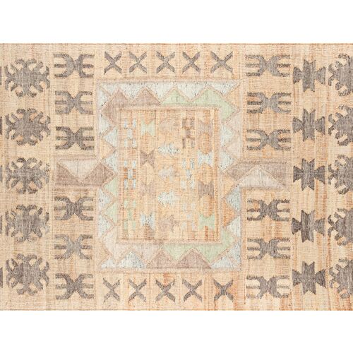 Gurara Naoni Handwoven Rug, Natural 1 Gurara Naoni Handwoven Rug, Natural
