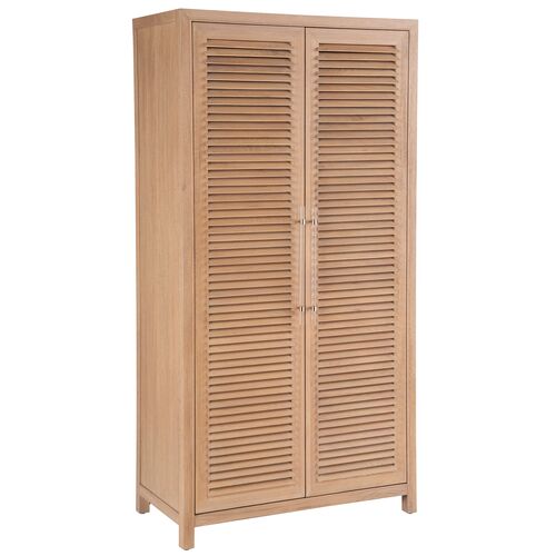 Coastal Living Marino Utility Tall Cabinet, Sand Dune
