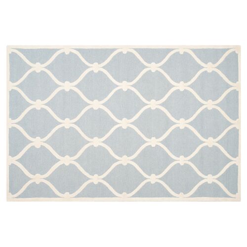 Chaz Rug, Blue/Ivory 1 Chaz Rug, Blue/Ivory