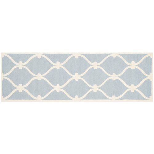 Chaz Rug, Blue/Ivory 3 Chaz Rug, Blue/Ivory