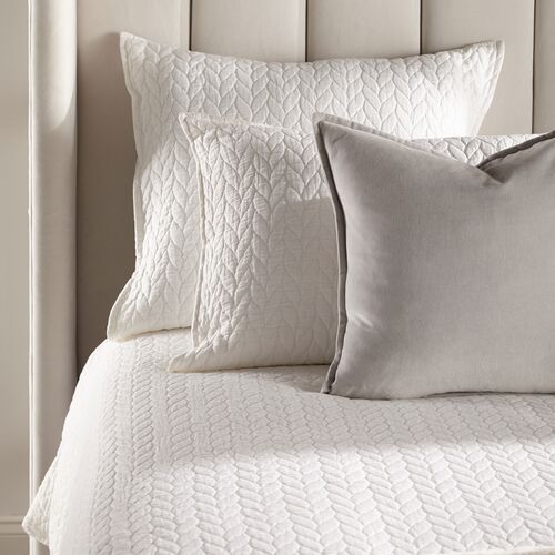 Milly Channeled Wingback Bed, Cream Velvet 8 Milly Channeled Wingback Bed, Cream Velvet